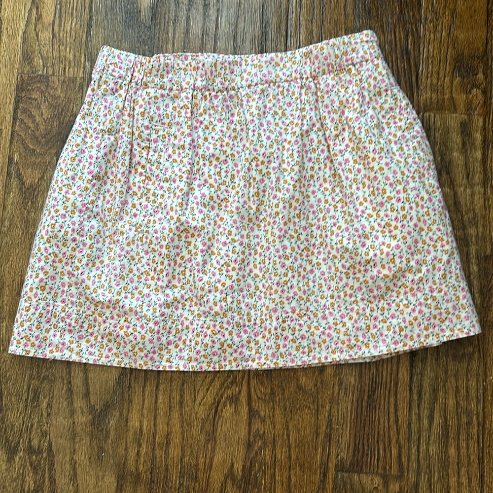 J. Crew Floral Mini Skirt